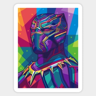 WPAP - Vibranium Pop Phanter Sticker